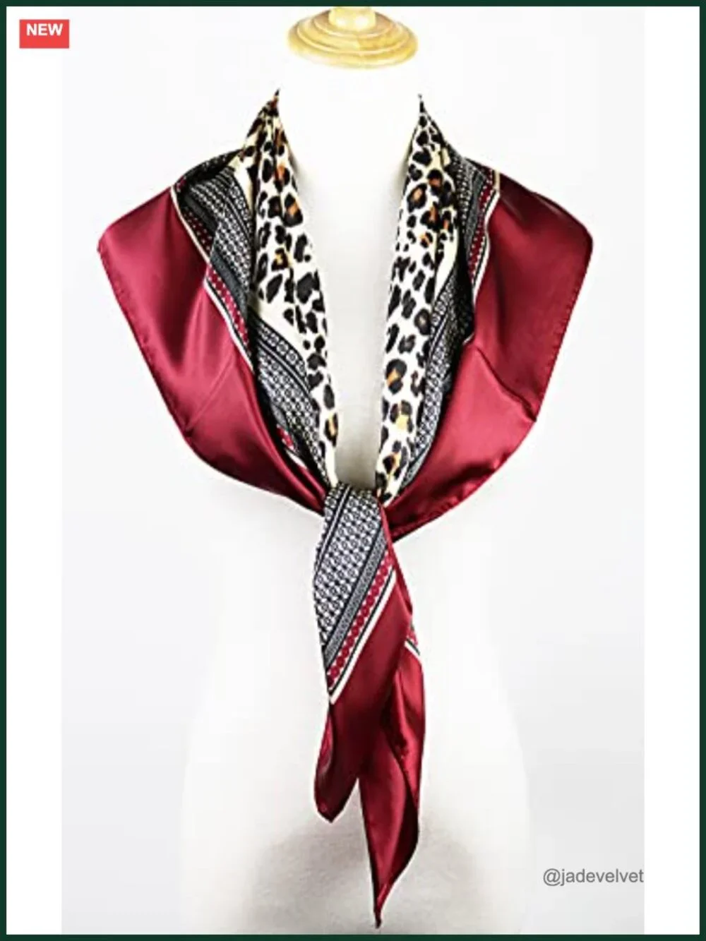 Satin Head Scarf for Women Silk Like 35x35 Hair Wrap Bandana Neck Scarf
